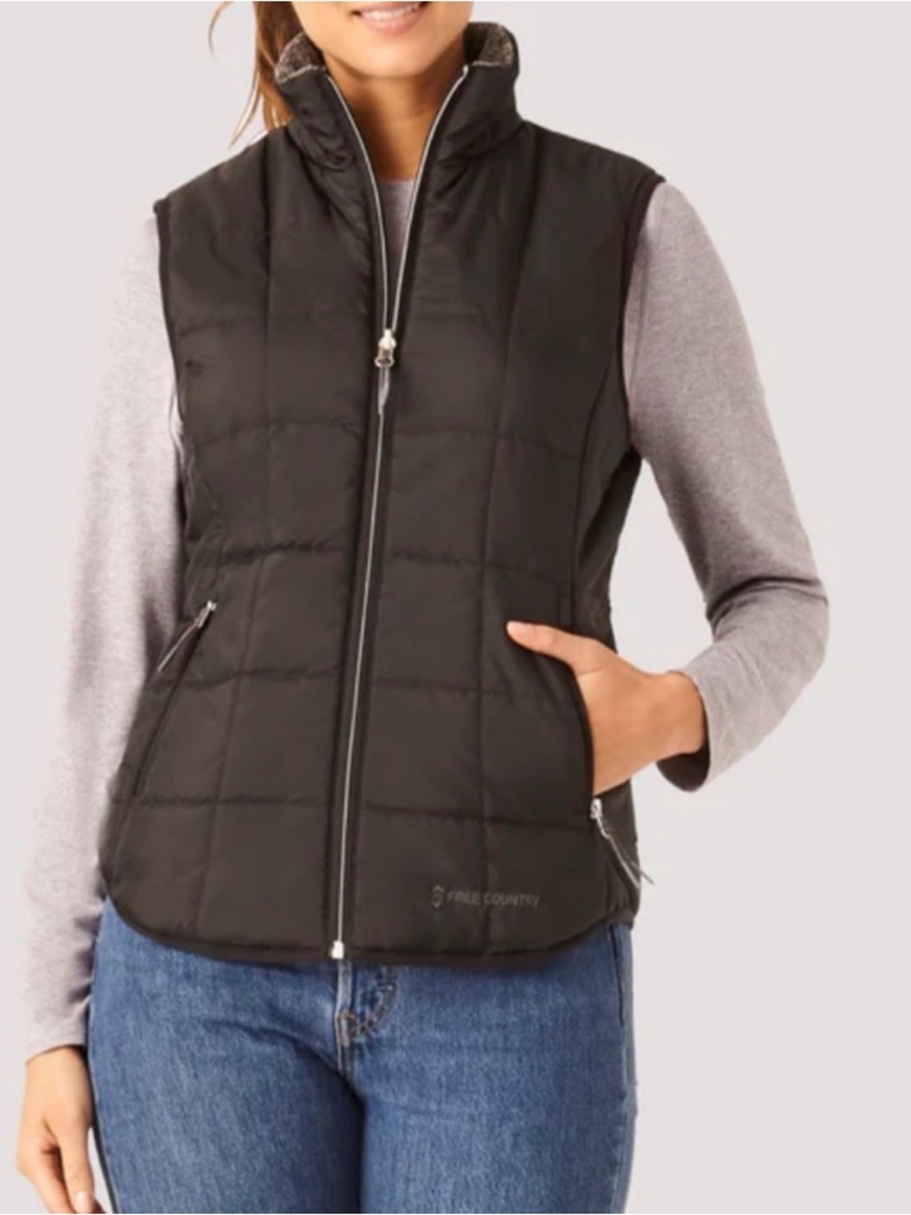 NWT Free Country Puffer Ladies Vest